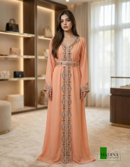 The White Blossom Abaya Set