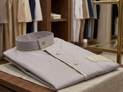 The Windsor Luxe Grey Thobe