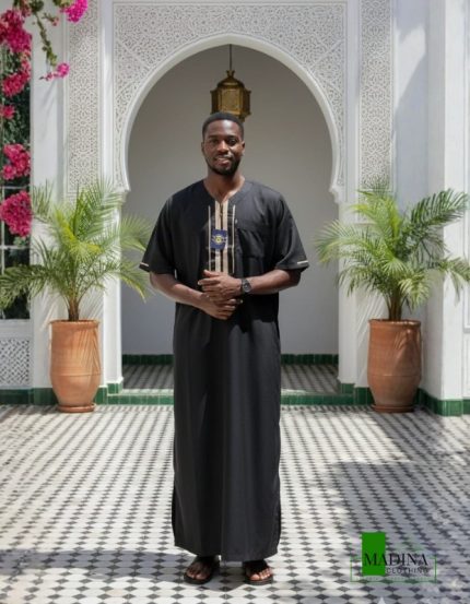Noir Atlas Moroccan Jubba