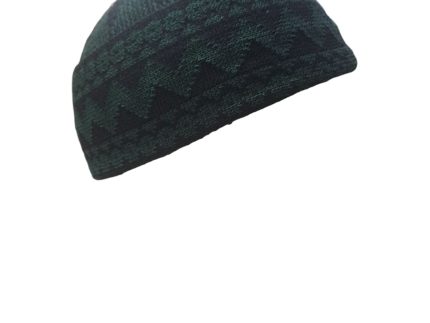 Madina Navy Textured Knitted Kufi