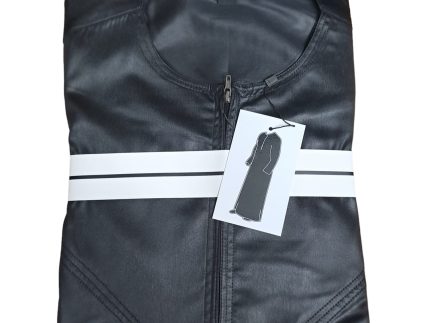 Modern Midnight Black Zip Thobe