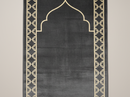 Luxury Arched Geometric Velvet Prayer Rug