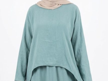 Two-Piece Lightweight Summer Abaya Set