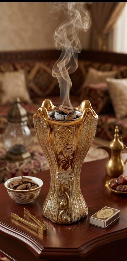 Aureate Golden Incense Bakhoor Burner