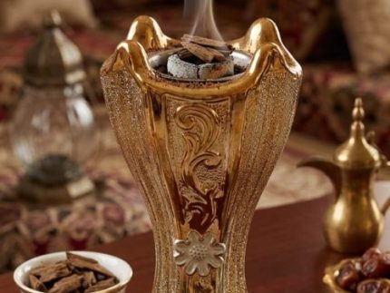 Aureate Golden Incense Bakhoor Burner
