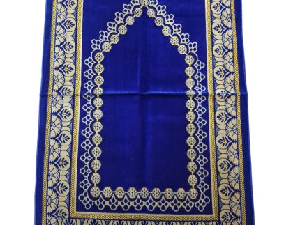Prayer Mat Cushioned Velvet - Soft Muslim Janamaz Prayer Mat Padded Rug Non Slip